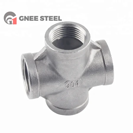 440F Four Way Stainless Steel Pipe Fitting