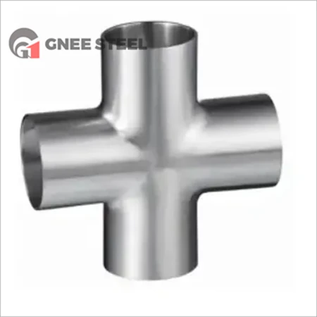 SUS 304 Four Way Stainless Steel Pipe Fitting